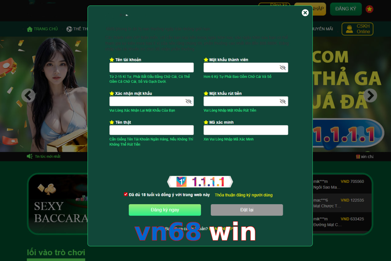 vn68 win